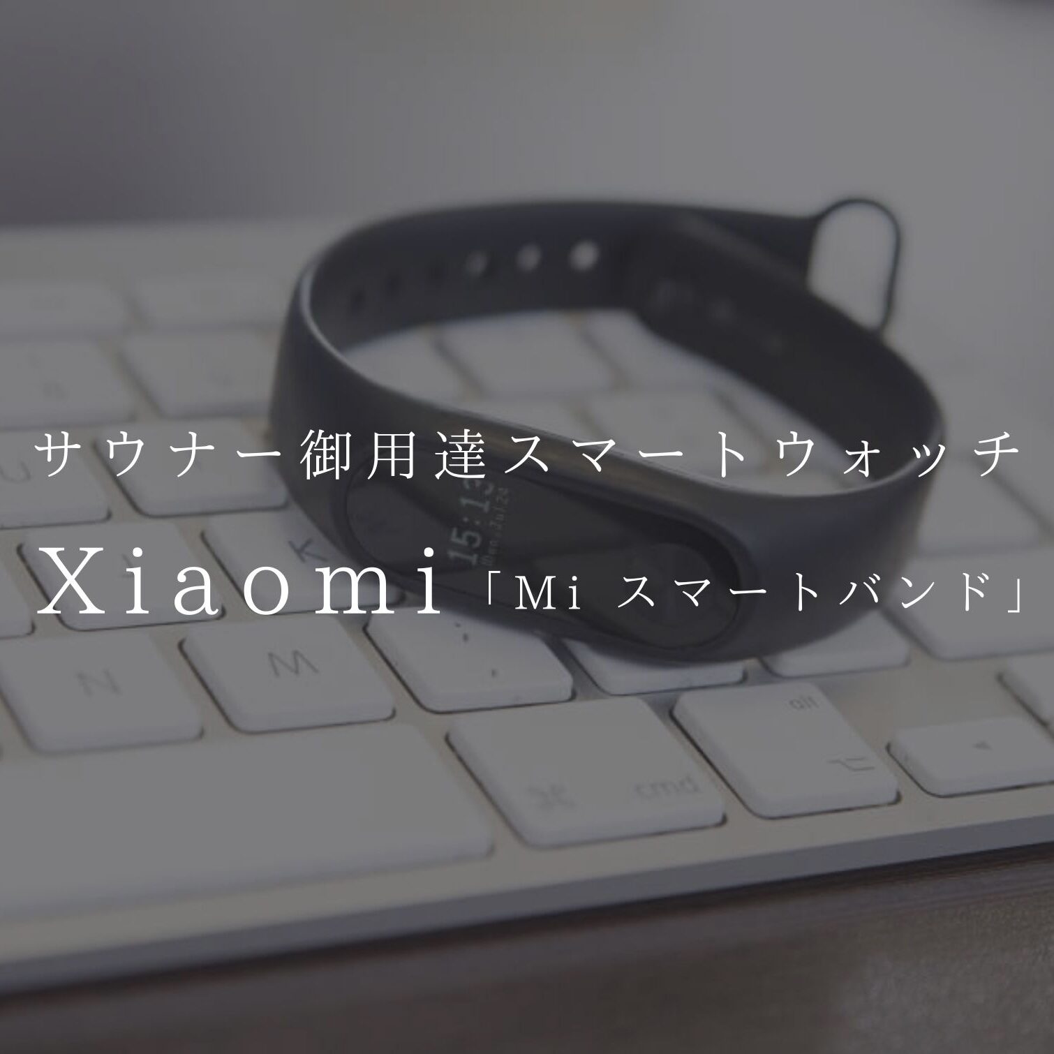 サウナー御用達スマートウォッチ『Xiaomi Mi スマートバンド』【もはや主治医】