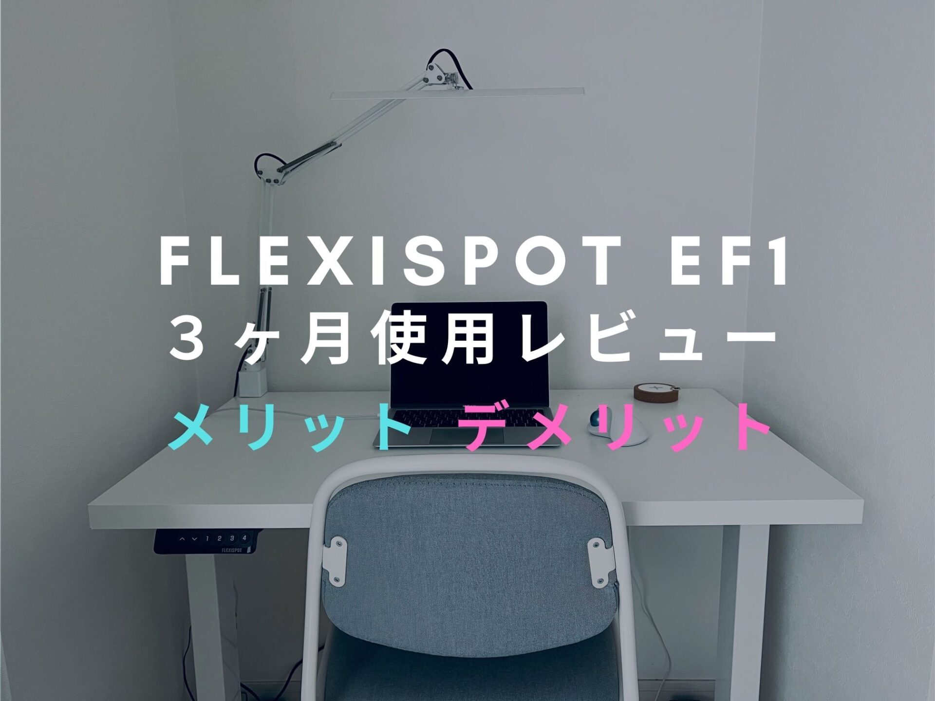 FLEXISPOT EF1 3ヶ月使用した感想とレビュー!メリットデメリット